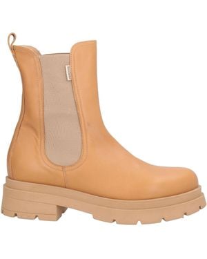 Nero Giardini Camel Ankle Boots Leather - Brown
