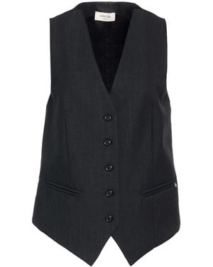 Ottod'Ame Caring Tailored Vest Polyester, Wool, Elastane - Blue