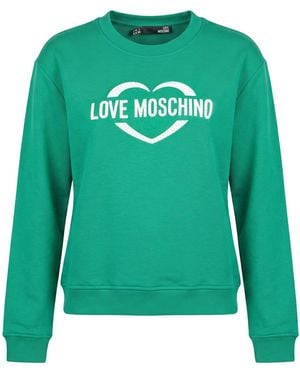Love Moschino Sweatshirt Cotton - Green