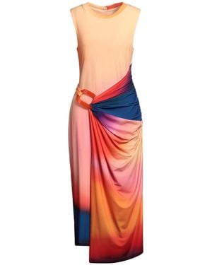 Halston Midi-Kleid - Rot