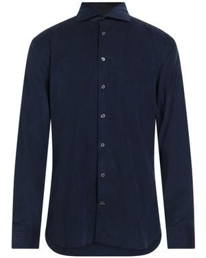 EDWARD COPPER Shirt Cotton - Blue