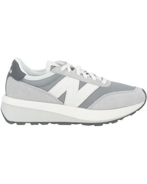 New Balance 370A Light Trainers Leather, Textile Fibres - White