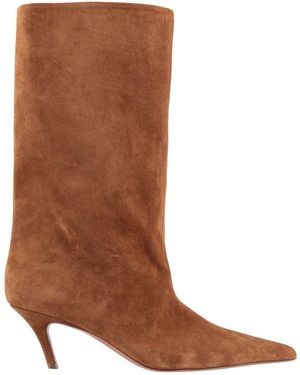 AMINA MUADDI Boot Leather - Brown