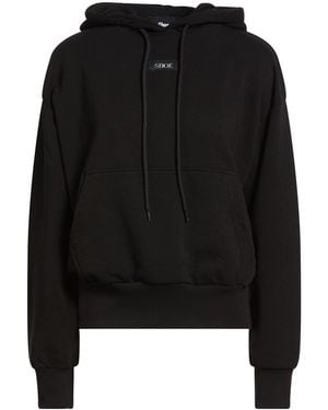 Shoe Sweatshirt Cotton, Polyester - Black