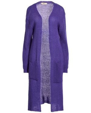 Akep Cardigan Acrylic, Polyamide, Mohair Wool - Purple