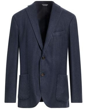 Boglioli Blazer Cashmere, Virgin Wool, Polyester - Blue