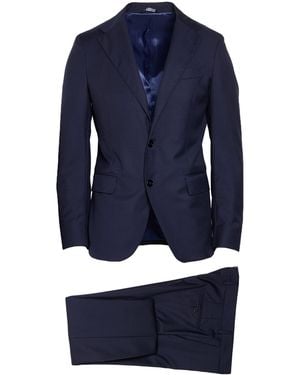 Brian Dales Suit Cotton - Blue
