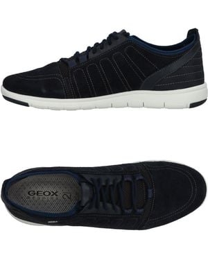 Geox Midnight Sneakers Soft Leather, Textile Fibers - Black
