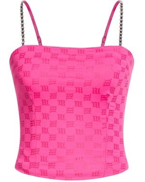 MISBHV Fuchsia Top Polyamide, Elastane - Pink