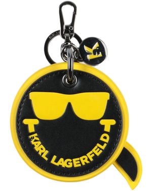 Karl Lagerfeld Key Ring Polyurethane - Yellow
