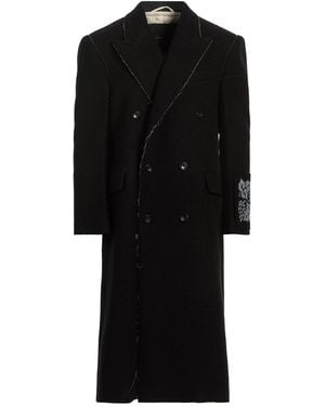 FEDERICO CINA Coat Wool - Black