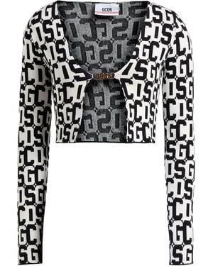 Gcds Cardigan Viscose, Polyamide, Elastane - Black