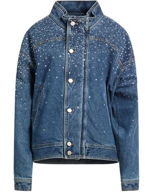 Alessandra Rich Denim Outerwear - Blue
