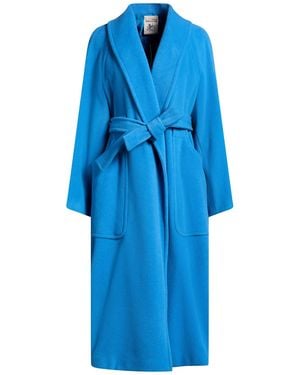 Semicouture Coat Virgin Wool, Polyamide - Blue