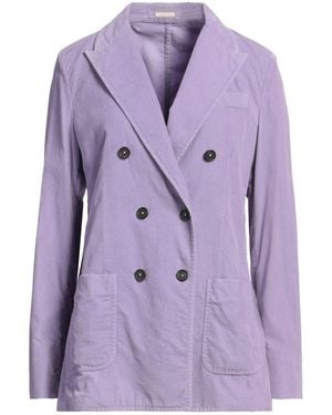 Massimo Alba Lilac Blazer Cotton - Purple