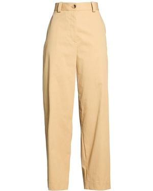 KHAITE Pants Cotton - Natural