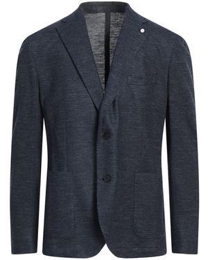 Luigi Bianchi Blazer Linen, Cotton - Blue