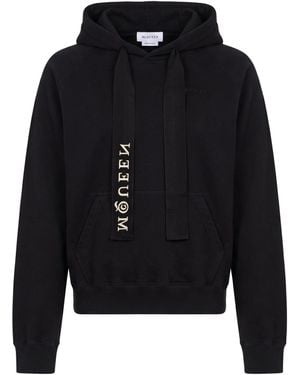 McQueen Sweatshirt Cotton, Viscose, Polyester - Black