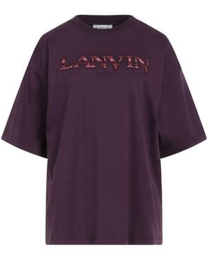 Lanvin T-Shirt Cotton, Polyester - Purple