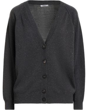 Peserico Cardigan Virgin Wool, Silk, Viscose, Cashmere, Polyester - Black