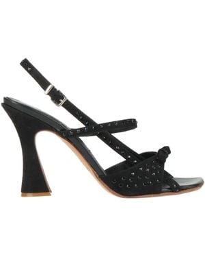 Giancarlo Paoli Sandals Leather - Black