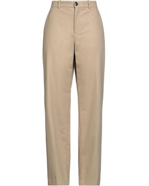 Circolo 1901 Trousers Virgin Wool - Natural