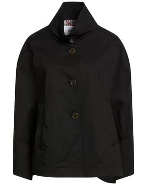 Paltò Lorella Lize Jacket Polyester, Cotton - Black