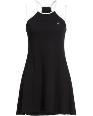Marine Serre Mini-Kleid - Schwarz