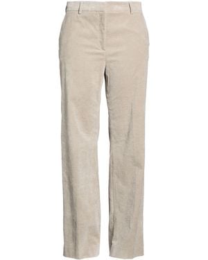 Antonelli Taupe Trousers Cotton, Modal, Elastane - Natural