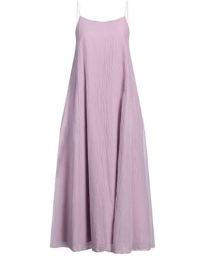 Pomandère Maxi Dress Cotton, Silk - Purple