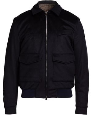 Luigi Borrelli Napoli Midnight Jacket Cashmere, Virgin Wool - Blue