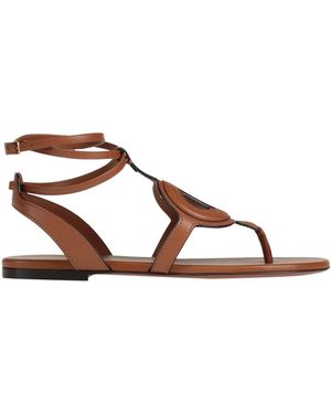 Dior Thong Sandal Calfskin - Brown