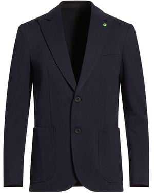 Barbati Blazer Viscose, Polyamide, Elastane - Blue