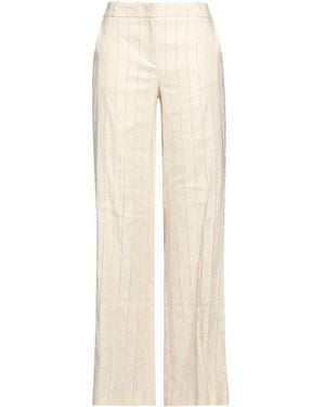 Kiltie Trousers Viscose, Linen, Cotton - Natural