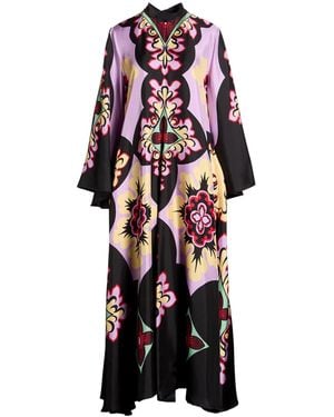 La DoubleJ Maxi Dress Silk - Red