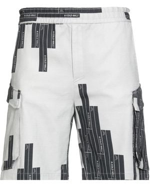 A_COLD_WALL* Shorts & Bermuda Shorts Cotton, Elastane - Gray