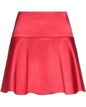Caractere Mini Skirt Polyester, Elastane - Red
