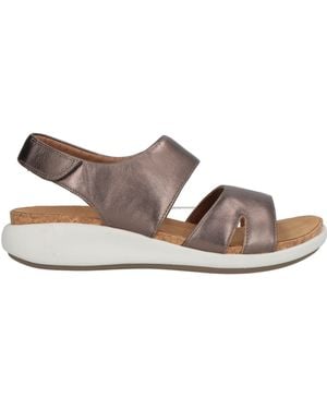 Clarks Sandals Leather - Brown
