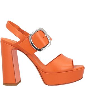 Santoni Sandals Leather - Orange