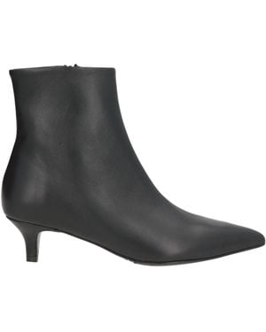 Bianca Di Ankle Boots Leather - Black