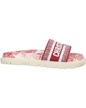 Dior Sandals Textile Fibres - Pink