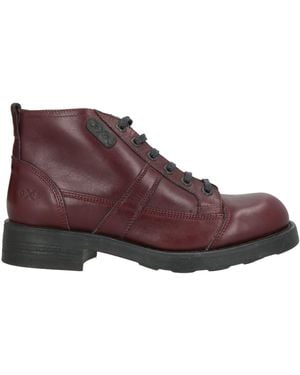 O.x.s. Botines De Caña Alta - Morado