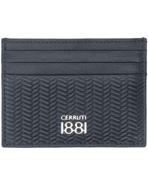 Cerruti 1881 Midnight Cardholder Cow Leather - Blue