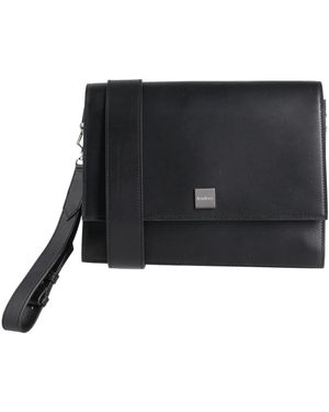 Max Mara Cross-Body Bag Leather - Black