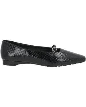 SEBAS. Ballet Flats Leather - Black
