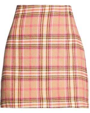 Dixie Camel Mini Skirt Wool, Polyester - Pink