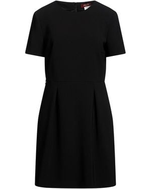 max mara sport black mini dress Janvier Black Strapless Fur Panel Mini Dress