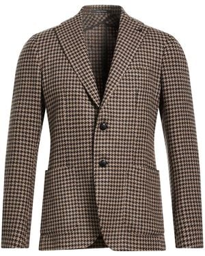 Tagliatore Blazer Virgin Wool, Polyamide - Brown