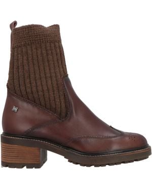 Callaghan Ankle Boots Leather, Textile Fibres - Brown