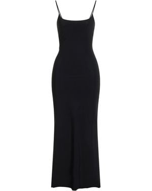 MM6 by Maison Martin Margiela Vestito Lungo - Nero